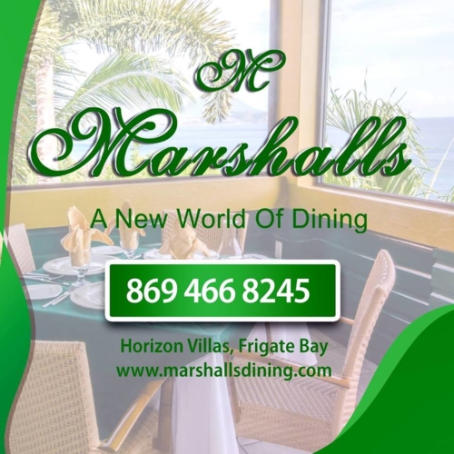 St. Kitts - Marshalls Restaurant - Horizon Villas | View St. Kitts